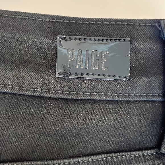 Paige Cindy Black Fog Luxe Coating Size 31 - Picture 12 of 16